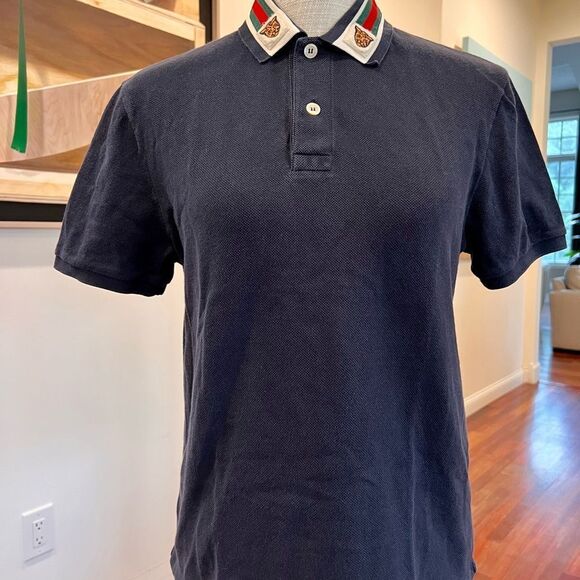 COTTON POLO WITH WEB AND FELINE HEAD Unisex - Picture 3 of 9